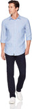Amazon Essentials Camisa de Lino de Manga Larga para Hombre