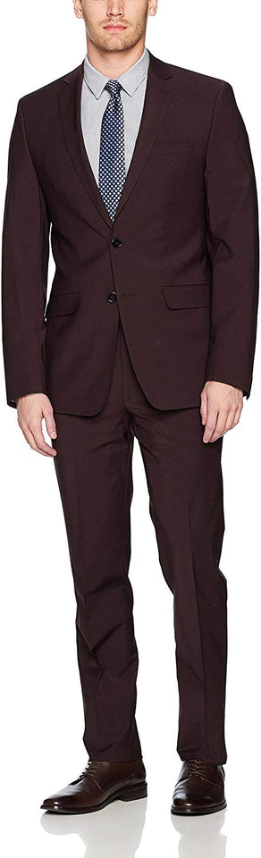 Calvin Klein Traje de Lana Ajustado Juego de pantalón de Traje de Negocios para Hombre