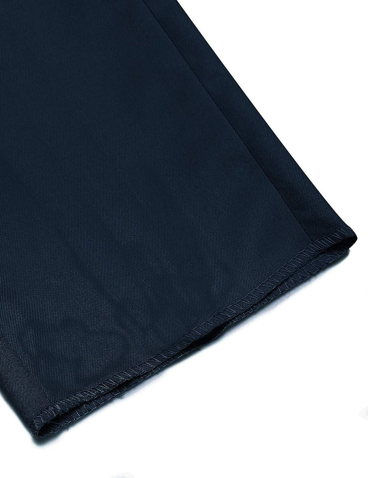 COOFANDY - Pantalones de Vestir para Hombre, Corte Recto, Parte Delantera Plana, con Banda Ajustable