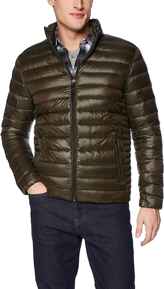 Calvin Klein Chamarra de plumón para Hombre Abrigo de Plumas para Hombre