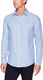 Amazon Essentials Camisa de Lino de Manga Larga para Hombre