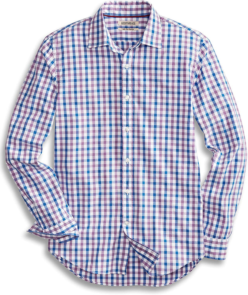 Goodthreads - Playera de Manga Larga para Hombre
