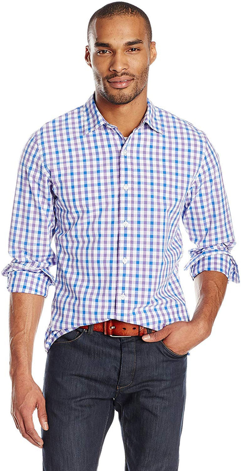 Goodthreads - Playera de Manga Larga para Hombre
