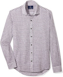 Buttoned Down estándar de Hombre Slim Fit Spread-Collar Lino Playera de Deporte