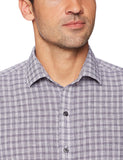 Buttoned Down estándar de Hombre Slim Fit Spread-Collar Lino Playera de Deporte