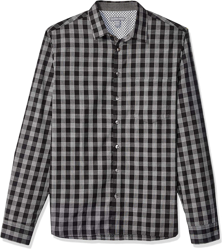 Geoffrey Beene Camisa de Manga Larga con Botones para Hombre